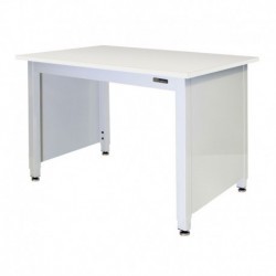 LAB TABLE - ADJUSTABLE or FIXED 30-36" (H) X 24-36" (W) X 48-96" (L) - LAM Top w/End Panels