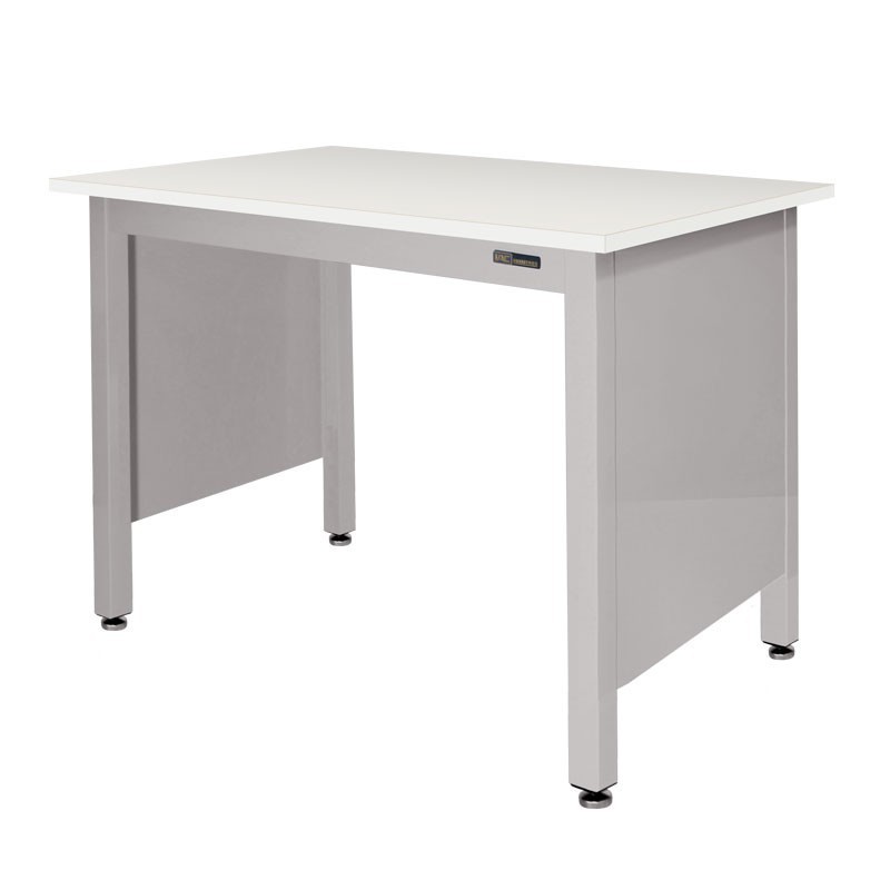 LAB TABLE - ADJUSTABLE or FIXED 30-36" (H) X 24-36" (W) X 48-96" (L) - LAM Top w/End Panels
