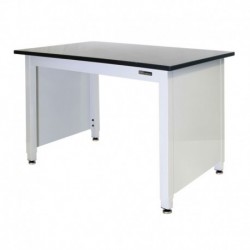 TRESPA LAB TABLE - ADJUSTABLE or FIXED 30-36" (H) x 24-36" (W) X 48-96" (L) w/End Panels